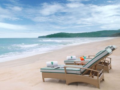 beach - hotel banyan tree - phuket island, thailand