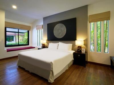 bedroom - hotel nai yang beach resort - phuket island, thailand