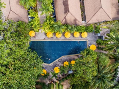 outdoor pool - hotel nai yang beach resort and spa - phuket island, thailand