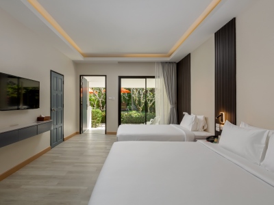 bedroom - hotel nai yang beach resort and spa - phuket island, thailand