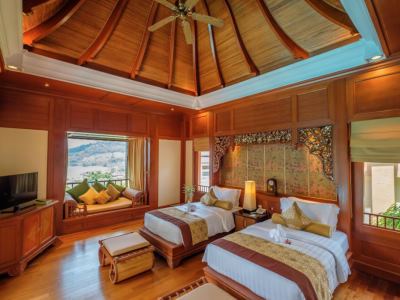 bedroom 2 - hotel diamond cliff resort and spa - phuket island, thailand