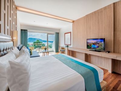 bedroom - hotel diamond cliff resort and spa - phuket island, thailand