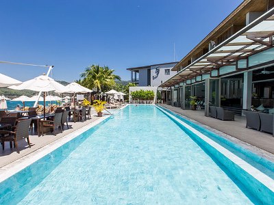 outdoor pool - hotel cape sienna gourmet hotel and villas - phuket island, thailand