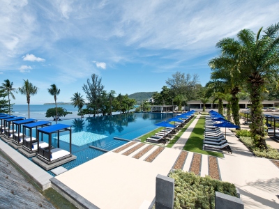 outdoor pool - hotel hyatt regency - phuket island, thailand