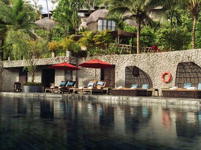 outdoor pool - hotel keemala - phuket island, thailand