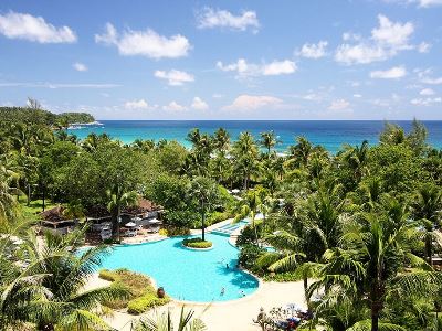 outdoor pool - hotel thavorn palm beach - phuket island, thailand