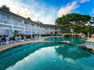 outdoor pool 2 - hotel thavorn palm beach - phuket island, thailand