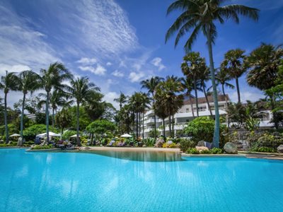 outdoor pool 3 - hotel thavorn palm beach - phuket island, thailand