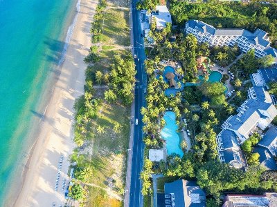 exterior view - hotel thavorn palm beach - phuket island, thailand
