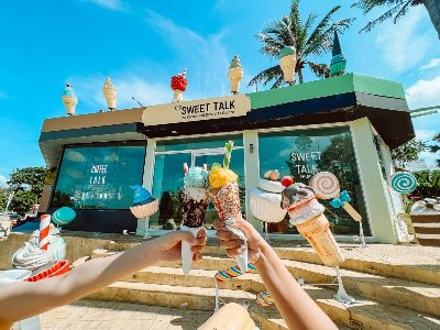 café - hotel thavorn palm beach - phuket island, thailand