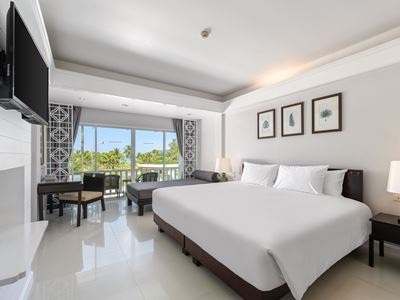 bedroom - hotel thavorn palm beach - phuket island, thailand