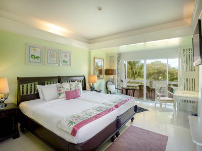 deluxe room 1 - hotel thavorn palm beach - phuket island, thailand