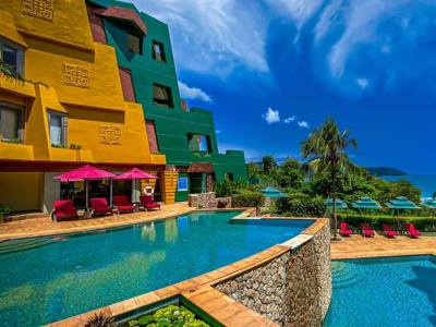 exterior view - hotel the aspasia boutique apartments - phuket island, thailand