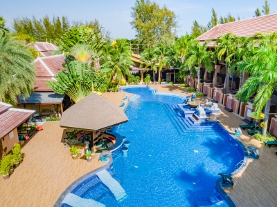 outdoor pool 4 - hotel princess kamala beachfront hotel - phuket island, thailand
