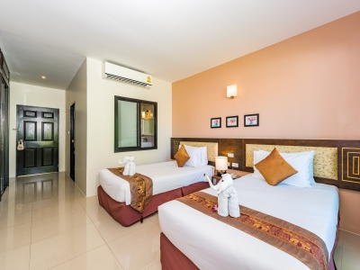 bedroom - hotel princess kamala beachfront hotel - phuket island, thailand