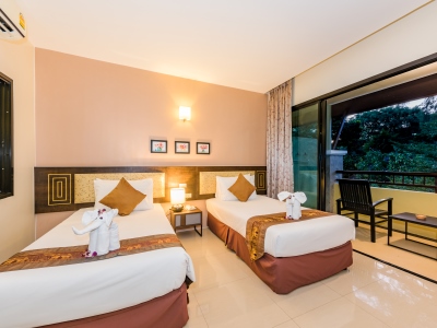 bedroom 1 - hotel princess kamala beachfront hotel - phuket island, thailand