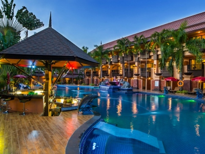 outdoor pool 2 - hotel princess kamala beachfront hotel - phuket island, thailand