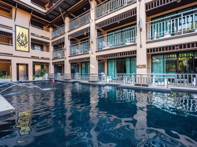 outdoor pool 13 - hotel princess kamala beachfront hotel - phuket island, thailand