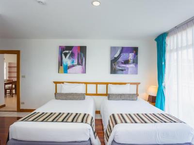 bedroom 3 - hotel waterfront suites phuket by centara - phuket island, thailand