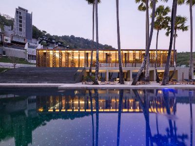 outdoor pool - hotel the naka phuket - phuket island, thailand