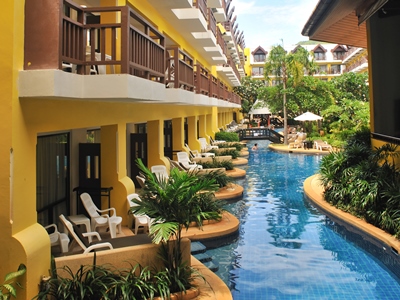 outdoor pool 1 - hotel woraburi phuket - phuket island, thailand