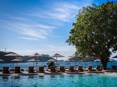 outdoor pool - hotel the nai harn - phuket island, thailand