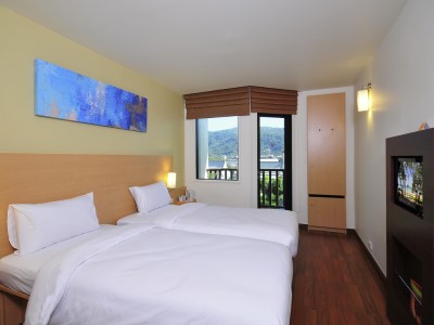 bedroom 1 - hotel ibis phuket kata - phuket island, thailand