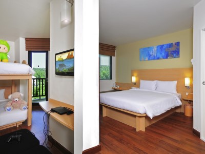 bedroom 2 - hotel ibis phuket kata - phuket island, thailand