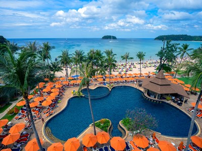 outdoor pool - hotel beyond kata - phuket island, thailand