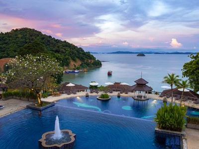 outdoor pool - hotel supalai scenic bay resort and spa - phuket island, thailand
