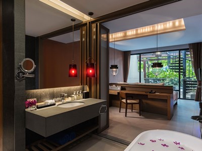 bathroom 1 - hotel avista hideaway phuket patong - mgallery - phuket island, thailand
