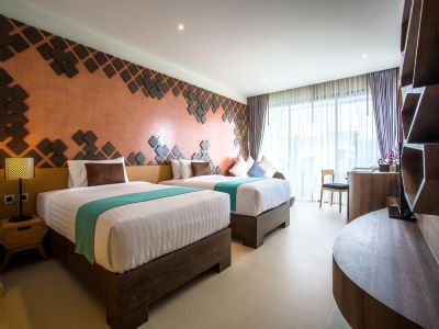bedroom 1 - hotel crest resort and pool villas - phuket island, thailand