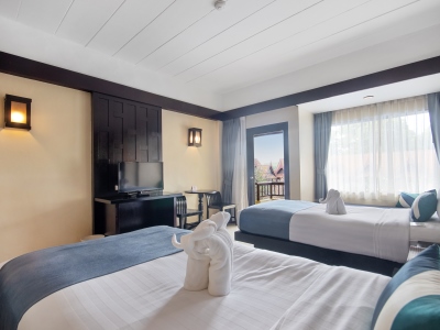 bedroom 3 - hotel diamond cottage resort and spa - phuket island, thailand