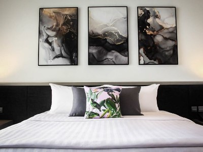 bedroom - hotel paradox resort phuket - phuket island, thailand