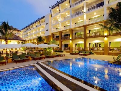 exterior view 1 - hotel kata sea breeze resort - phuket island, thailand