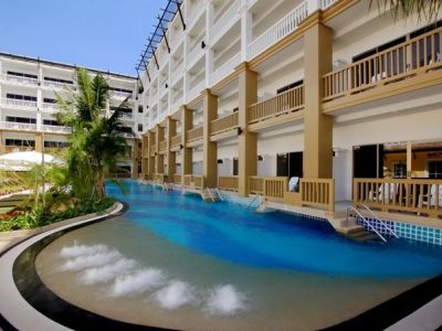 exterior view - hotel kata sea breeze resort - phuket island, thailand