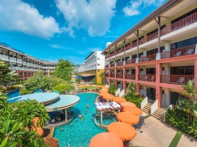 exterior view 1 - hotel kata sea breeze resort - phuket island, thailand