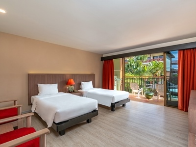 bedroom 3 - hotel kata sea breeze resort - phuket island, thailand