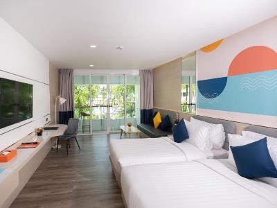 bedroom 5 - hotel nh boat lagoon phuket resort - phuket island, thailand