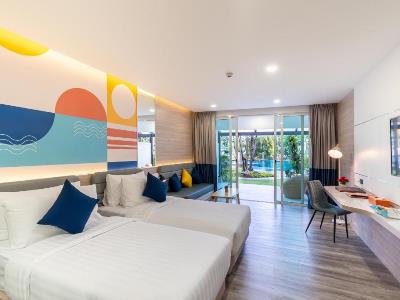 bedroom 6 - hotel nh boat lagoon phuket resort - phuket island, thailand