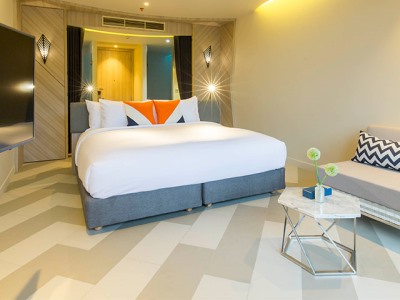 bedroom - hotel the sis kata resort - phuket island, thailand