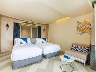 bedroom 7 - hotel the sis kata resort - phuket island, thailand