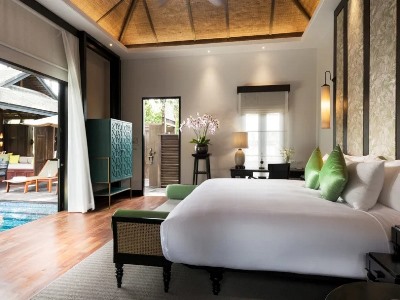 bedroom 2 - hotel anantara mai khao phuket villas - phuket island, thailand