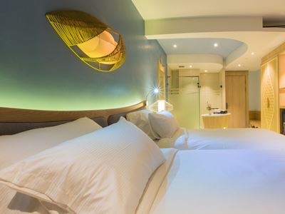 bedroom - hotel beyond patong - phuket island, thailand