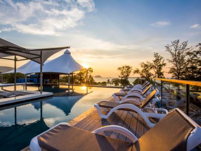 outdoor pool - hotel beyond patong - phuket island, thailand