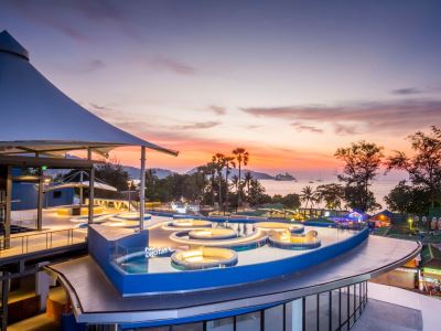 outdoor pool 1 - hotel beyond patong - phuket island, thailand