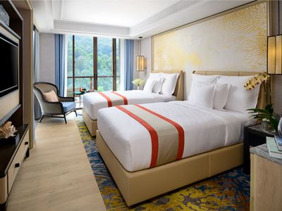 bedroom 1 - hotel intercontinental phuket resort - phuket island, thailand