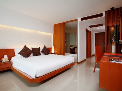bedroom - hotel la flora resort patong - phuket island, thailand
