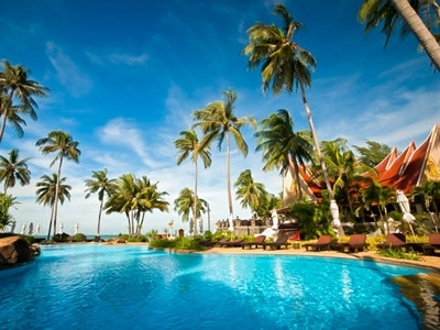 outdoor pool - hotel santhiya tree koh chang resort - koh chang, thailand