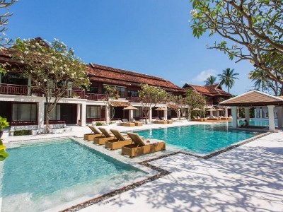 outdoor pool - hotel chaweng regent beach - koh samui island, thailand